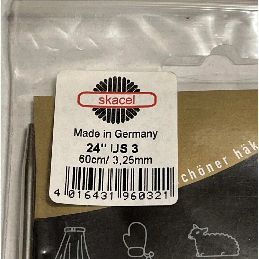 SKACEL Addi Turbo Knit Faster 24” US 3 - 3.25mm NEW Knitting Needle - Picture 2 of 4